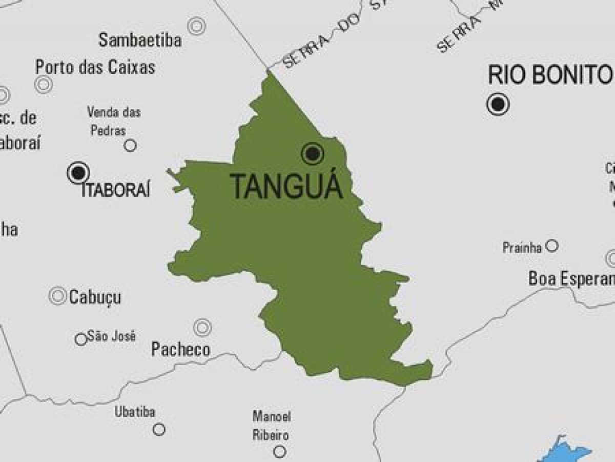 ನಕ್ಷೆ Tanguá ಪುರಸಭೆ