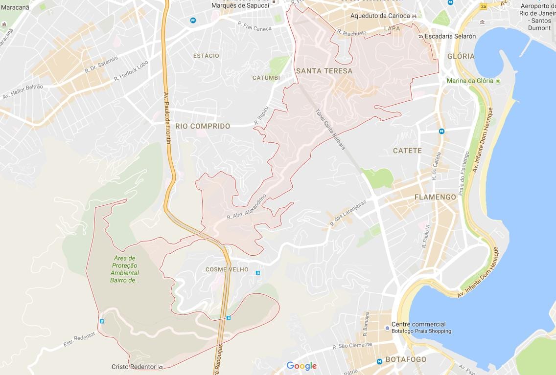 ನಕ್ಷೆ ಸಾಂಟಾ ತೆರೇಸಾ