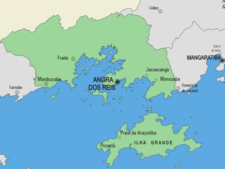 ನಕ್ಷೆ Angra dos Reis ಪುರಸಭೆ