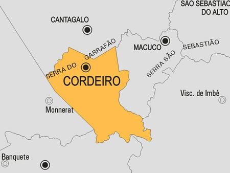 ನಕ್ಷೆ Cordeiro ಪುರಸಭೆ