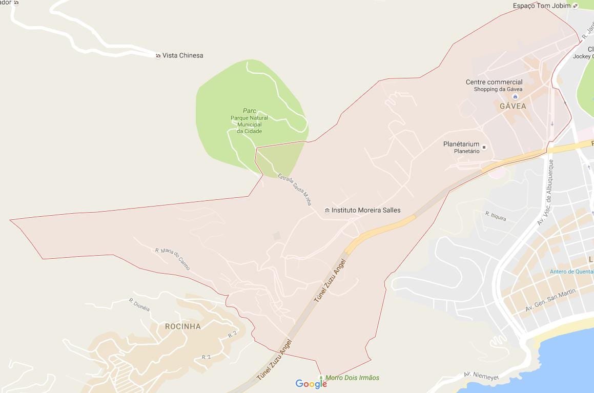 ನಕ್ಷೆ Gávea