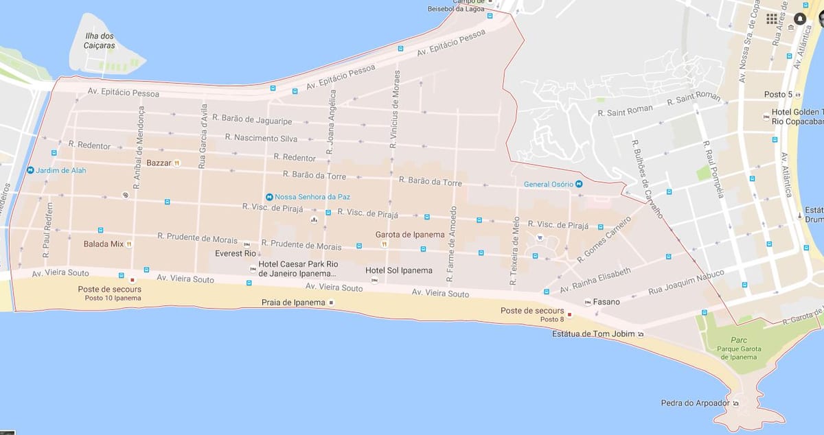 ನಕ್ಷೆ Ipanema