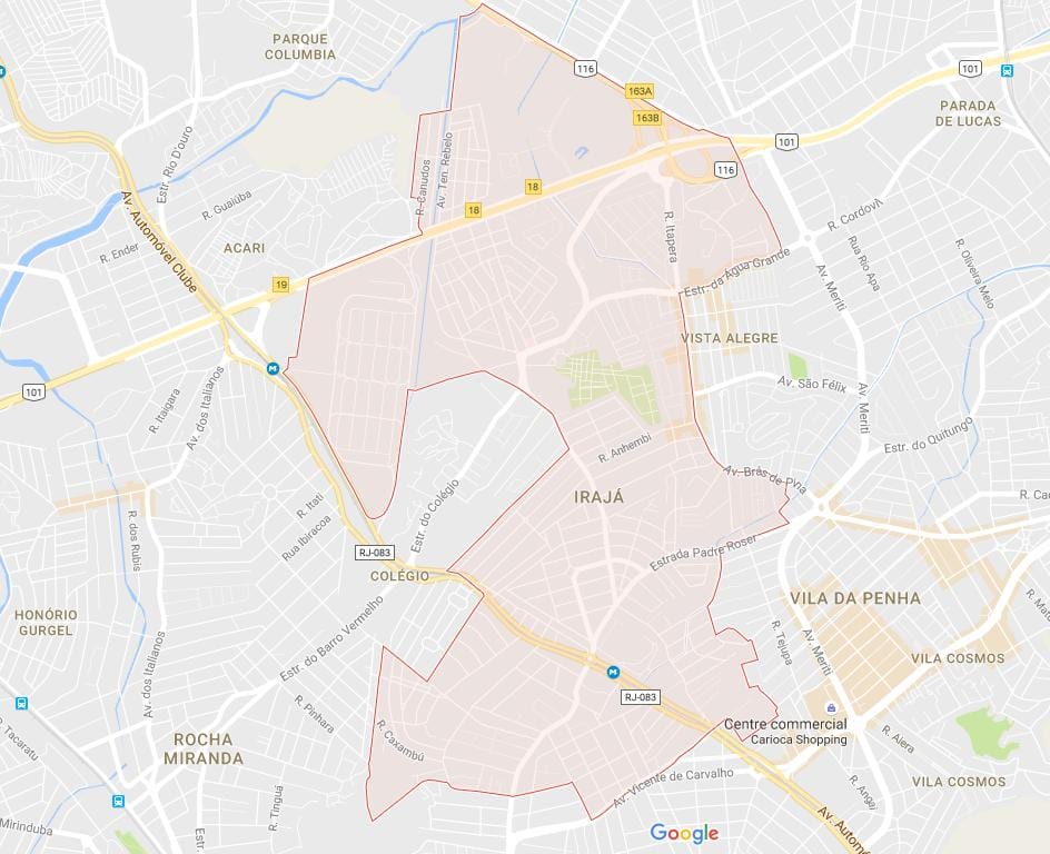 ನಕ್ಷೆ Irajá