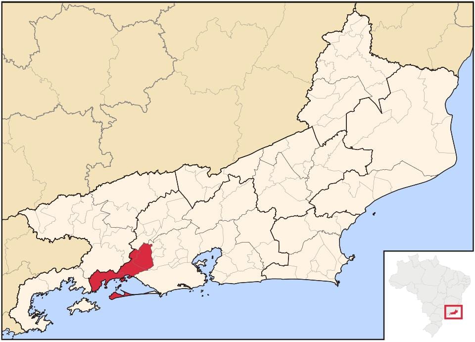 ನಕ್ಷೆ Itaguaí