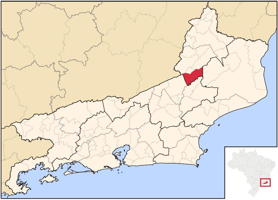 ನಕ್ಷೆ Itaocara
