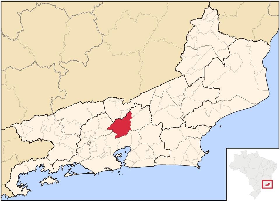 ನಕ್ಷೆ Petrópolis
