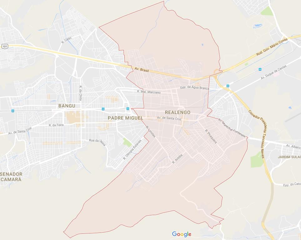 ನಕ್ಷೆ Realengo