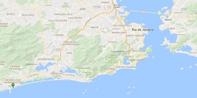 ನಕ್ಷೆ ಬೀಚ್ Recreio dos Bandeirantes