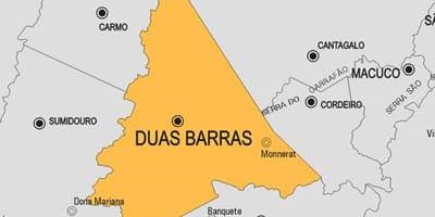ನಕ್ಷೆ Duas Barras ಪುರಸಭೆ