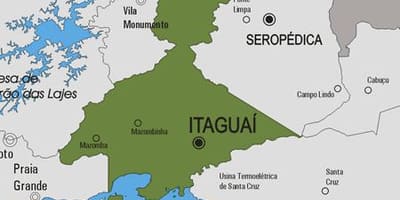 ನಕ್ಷೆ Itaguaí ಪುರಸಭೆ