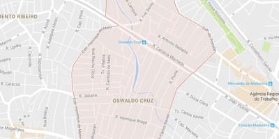 ನಕ್ಷೆ Oswaldo ಕ್ರೂಜ್
