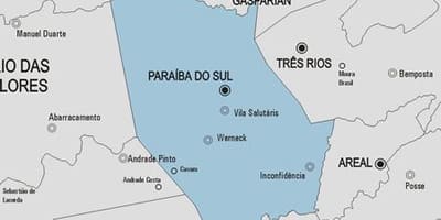ನಕ್ಷೆ Paraíba do Sul ಪುರಸಭೆ