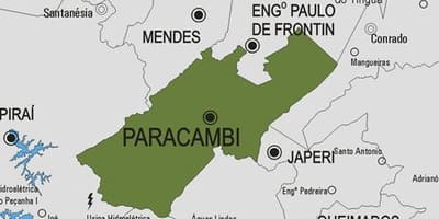 ನಕ್ಷೆ Paracambi ಪುರಸಭೆ