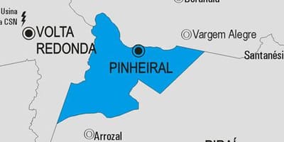 ನಕ್ಷೆ Pinheiral ಪುರಸಭೆ