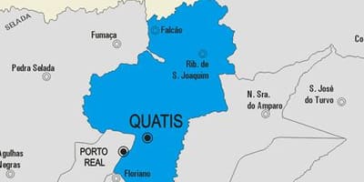 ನಕ್ಷೆ Quatis ಪುರಸಭೆ