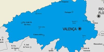 ನಕ್ಷೆ Valença ಪುರಸಭೆ
